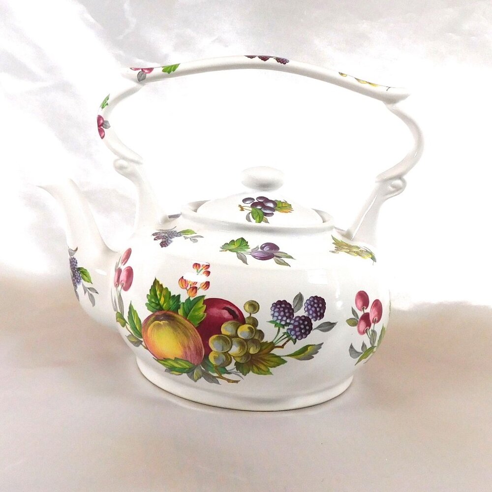 Arthur Wood Teapot Design with Fruit Pattern # 25841